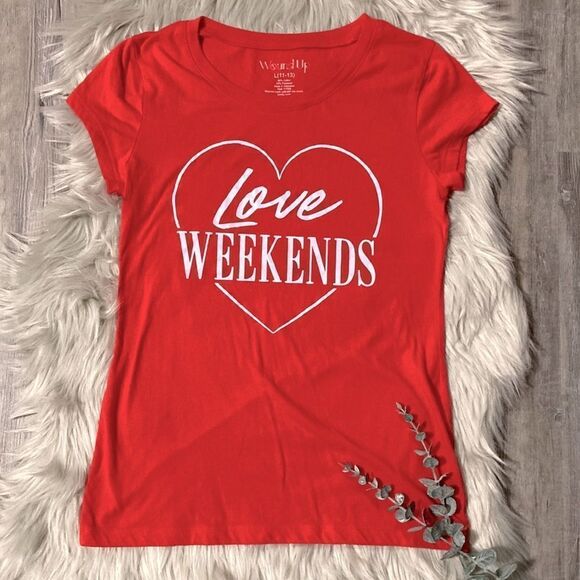 Wound Up Red Weekend Lover Tee - Picture 1 of 3